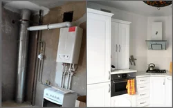 Hide A Gas Water Heater In The Kitchen Photo