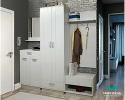 Долон бо акс тарҳи мебел сафед