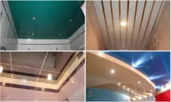 Какие делают потолки в ванной комнате фото