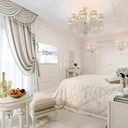 Classic bedroom interior wallpaper