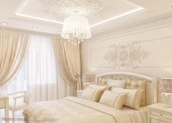 Classic bedroom interior wallpaper