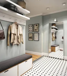 Modern stylish hallway interior