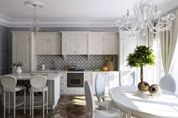 Neoclassical style in the kitchen interior