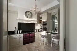 Neoclassical style in the kitchen interior