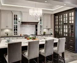 Neoclassical style in the kitchen interior