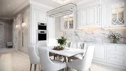 Neoclassical style in the kitchen interior