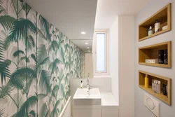Wallpaper Bath Design Photo