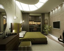 Urban bedroom interior