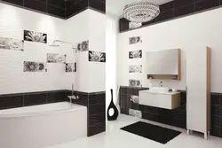 Tiles in the bathroom photo design in the apartment real photos