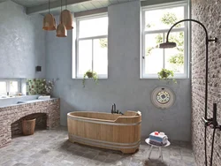 Country style bath design