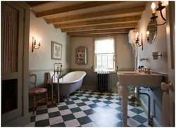Country style bath design