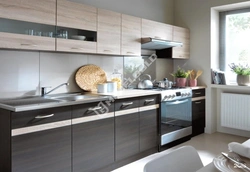 Kitchen 4 meters long design with window