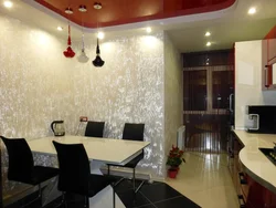 Wallpaper for the kitchen 2023 fashion trends in the kitchen interior