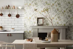 Wallpaper for the kitchen 2023 fashion trends in the kitchen interior