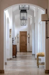 Photo of the arch in the hallway in the apartment photo