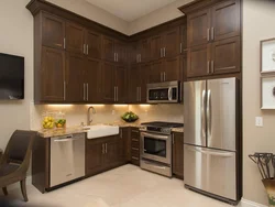 Kitchen Color Brown Color Combination Photo