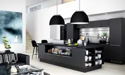 Black kitchen design options