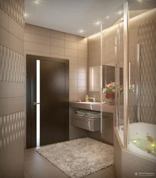 Tualet dizayn duş kabinə olmadan hamam