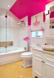Bright bathroom interior