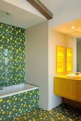 Bright bathroom interior