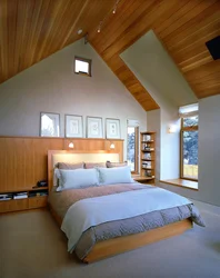 Bedroom design for attic houses