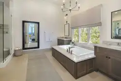 Modern bathtub design with window