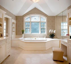 Modern bathtub design with window