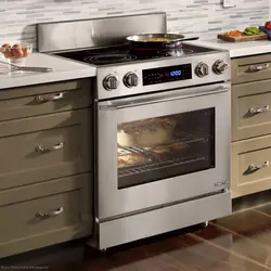 Kitchen renovation photo with gas stove
