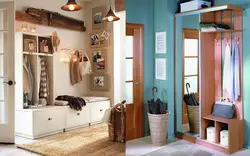 Design of a small hallway in an apartment photo