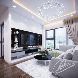 Living room design 2023 in an apartment photo