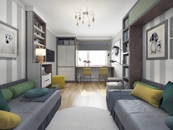 Children's bedroom design for two boys