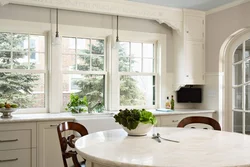 Window Design In The Kitchen In The Apartment Decoration
