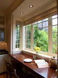 Window Design In The Kitchen In The Apartment Decoration