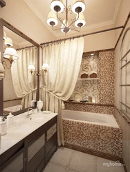 Bathroom Design In Brown And Beige Tones