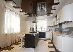 Mətbəxdə asma tavan bütün şəkillər