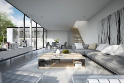 Living room interior in modern style