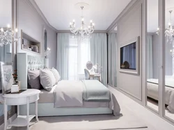 Bedroom design in neoclassical style