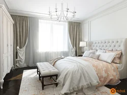 Bedroom design in neoclassical style