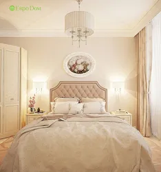 Bedroom design in neoclassical style