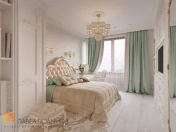 Bedroom design in neoclassical style