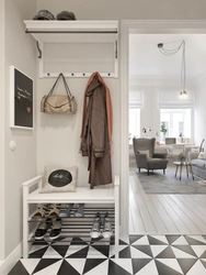 Scandinavian hallway design photo