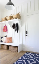 Scandinavian hallway design photo