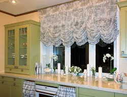 Window in the kitchen design decoration photo