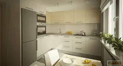 Kiçik mətbəxlər üçün mətbəx dizayn layihələri 8 kv m