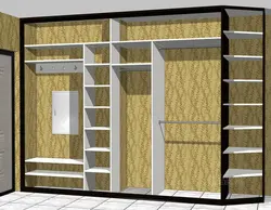 Wardrobe built into the hallway photo inside with dimensions