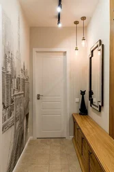 Design Of A Long Narrow Hallway In A Modern Style