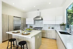 Kitchen layout design in houses