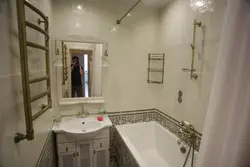 Photo of finishing bathrooms in prefabricated houses with tiles