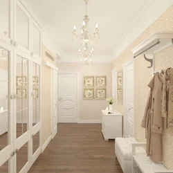 Photo of a hallway in beige tones