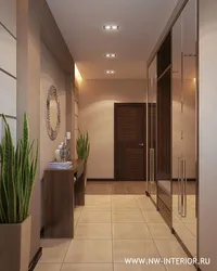 Photo of a hallway in beige tones